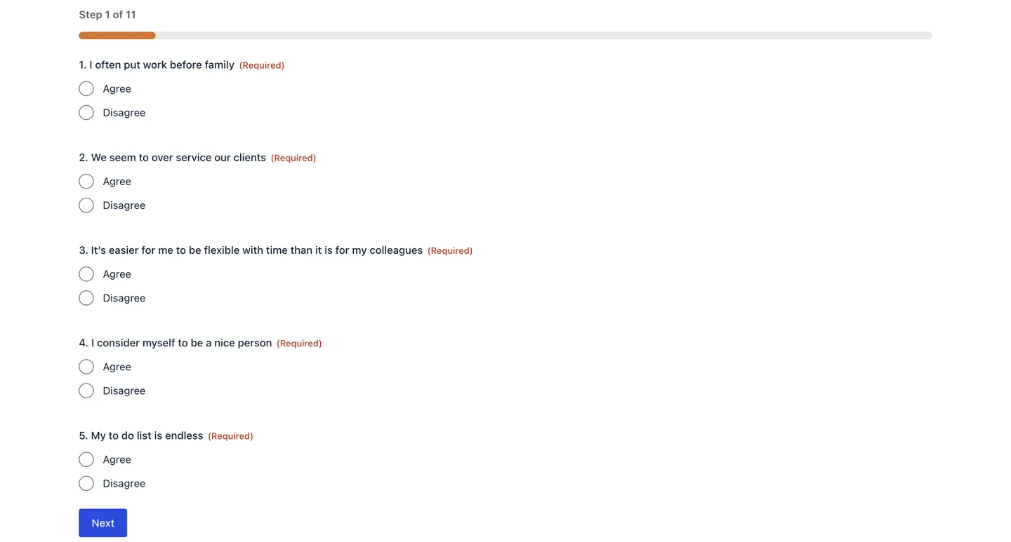 Emotional Overdraft website on desktop, screen 03