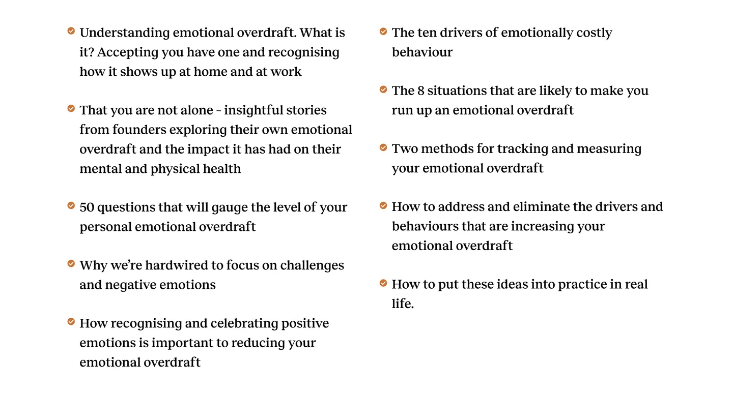 Emotional Overdraft website on desktop, screen 12