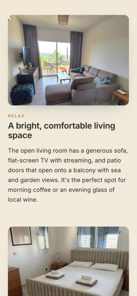 Tala Hills Properties website on mobile, screen 02